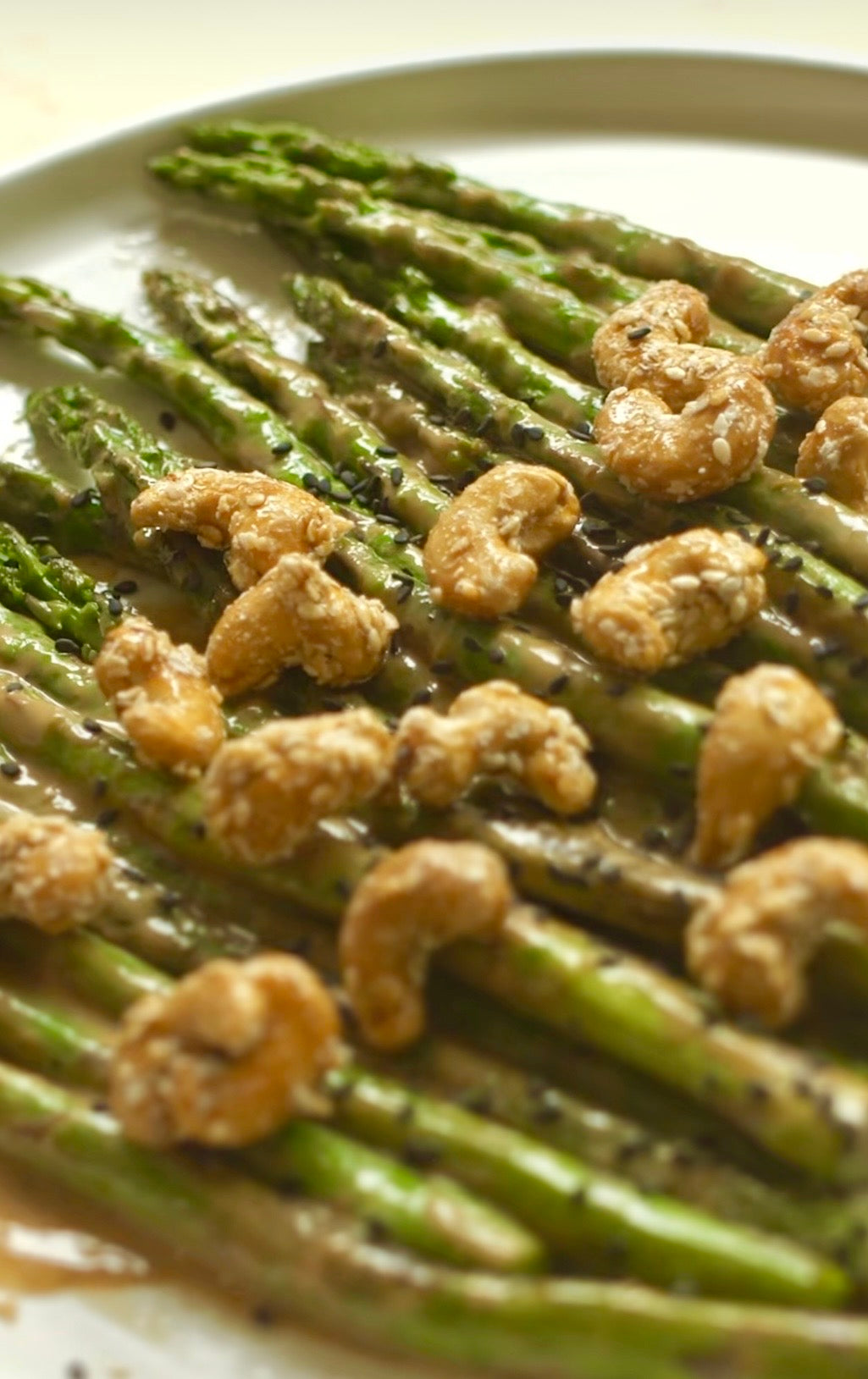 Sweet and Savory Sesame Asparagus