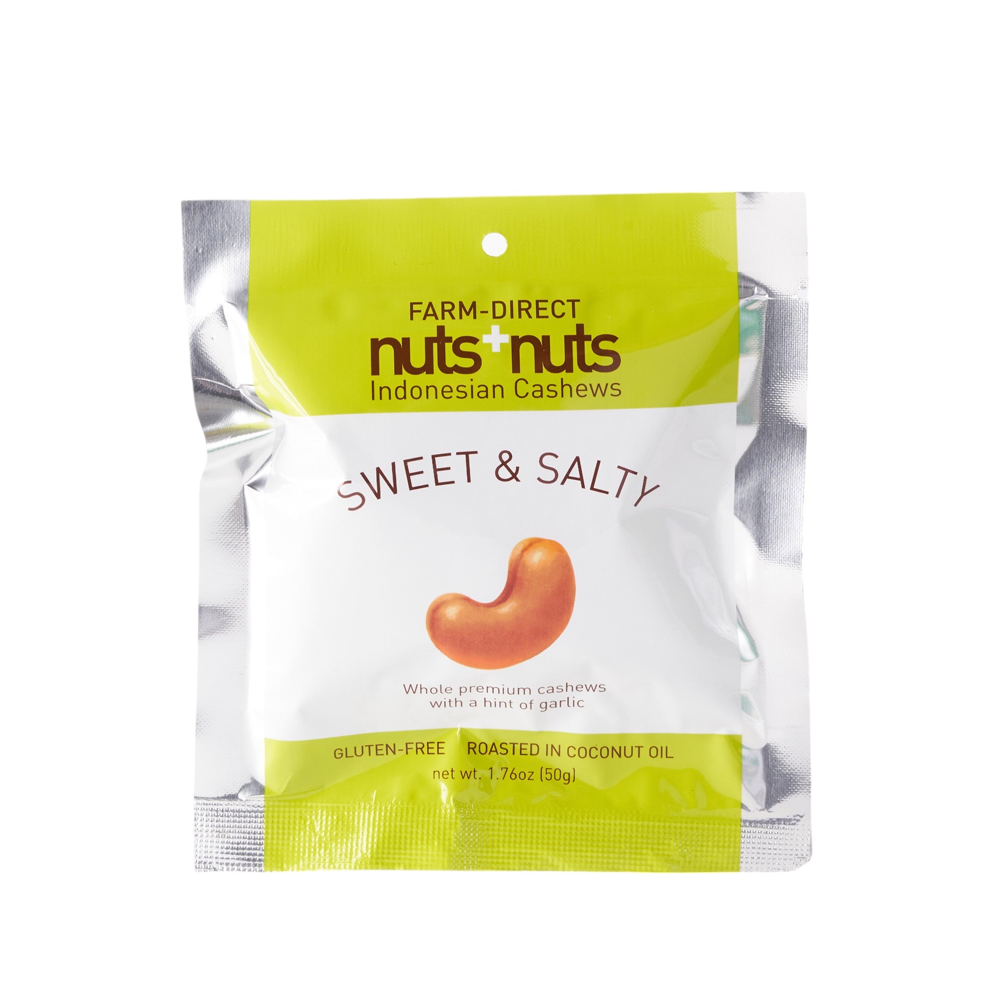 Sweet and Salty Indonesian cashew snack pack