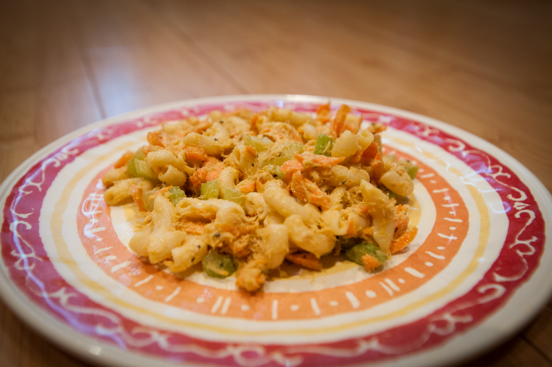 Summertime Pasta Salad with Spicy Cashew Kick