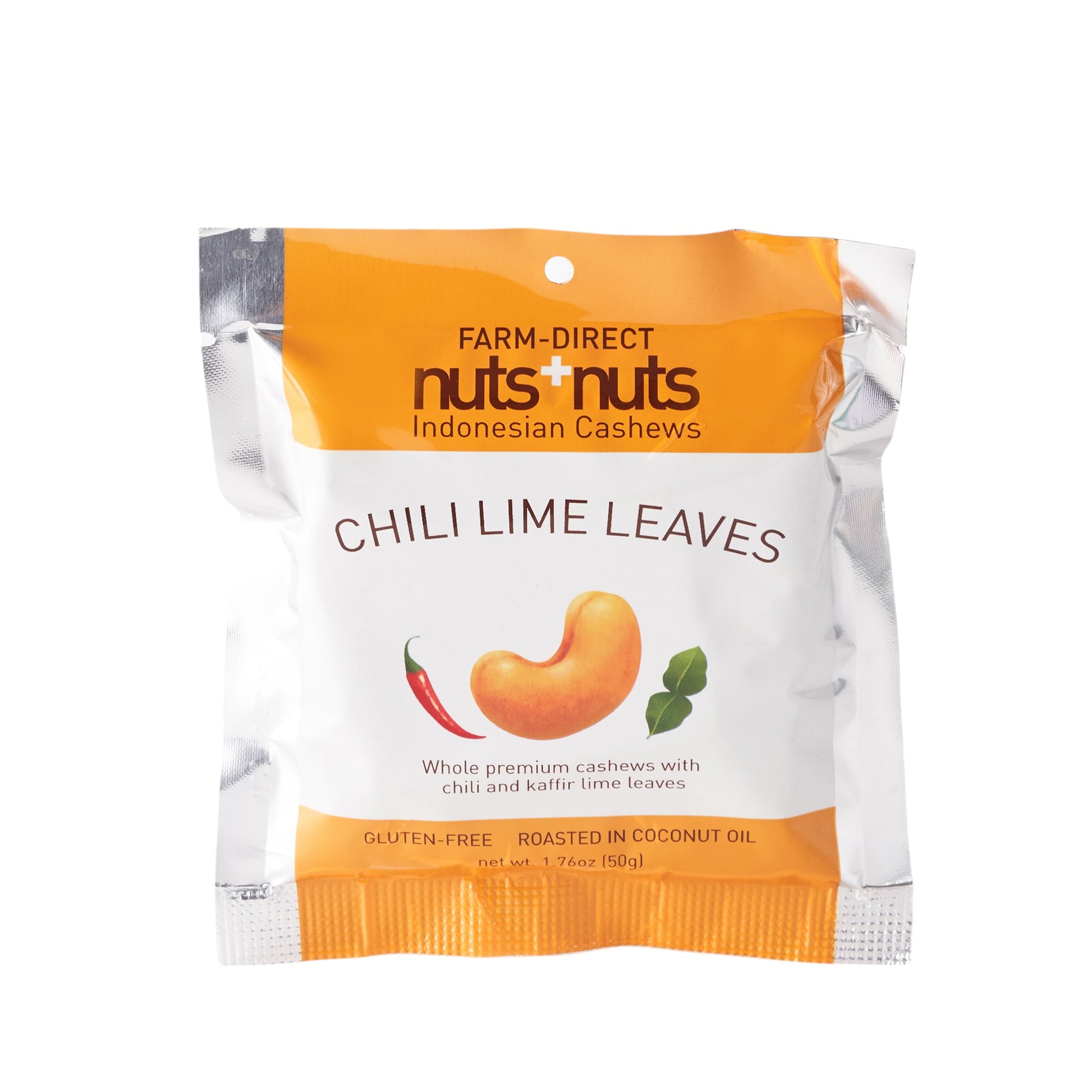 Chili Lime Indonesian cashew snack pack