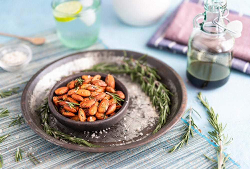 Roasted California Almonds with Maple Rosemary Sea Salt